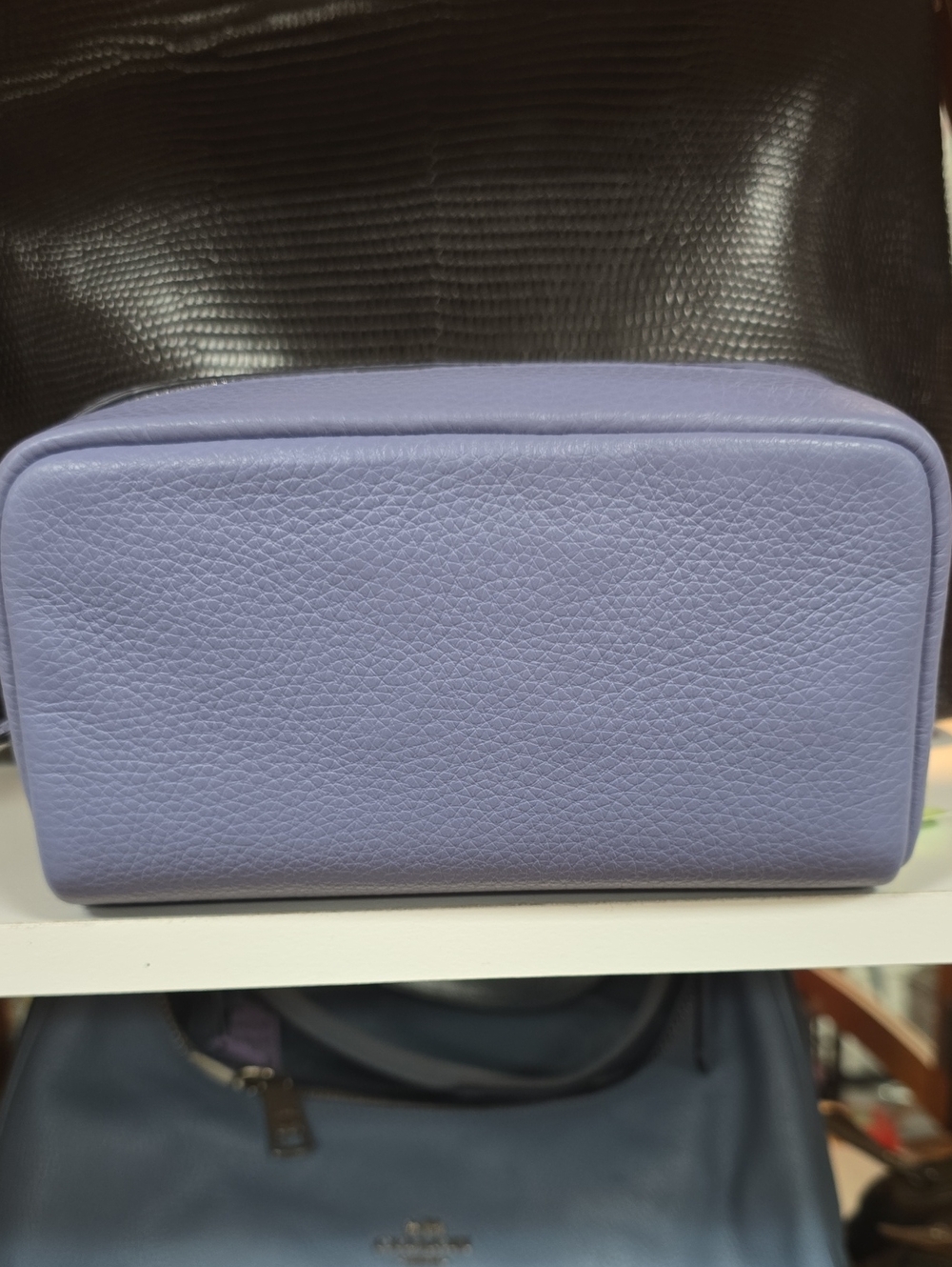 NWT COACH Leather Small Boxy Bag DISNEY CINDERELLA cosmetic bag - Picture 3 of 7